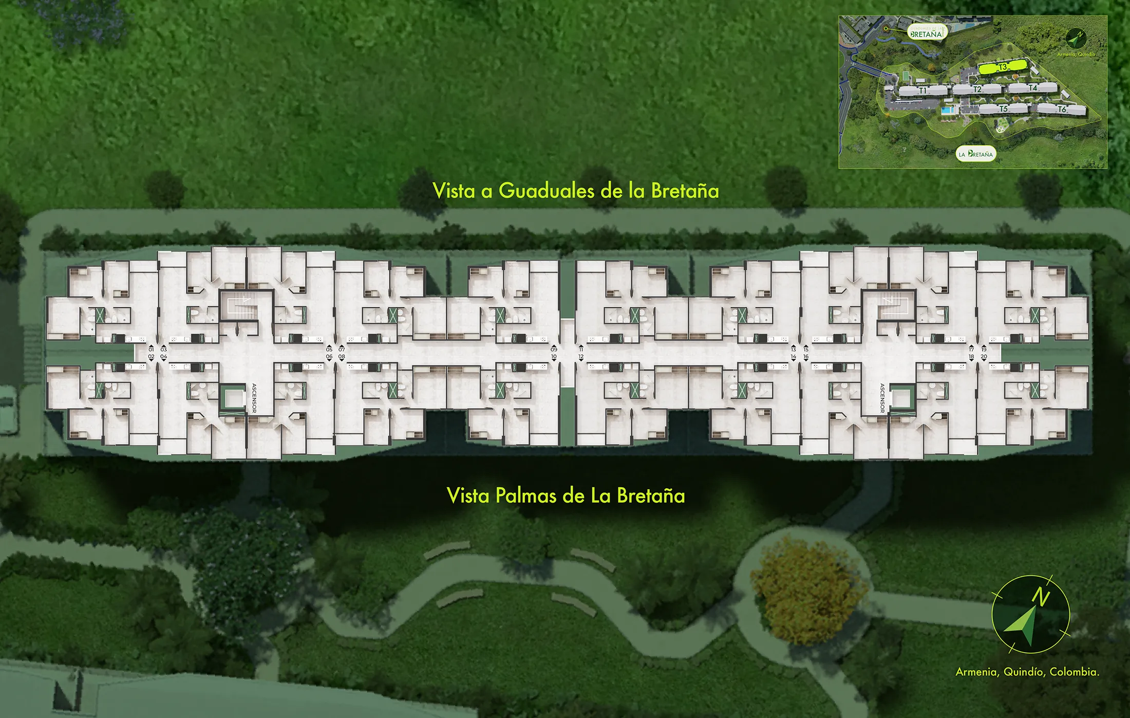 Plano del Piso - Torre 3