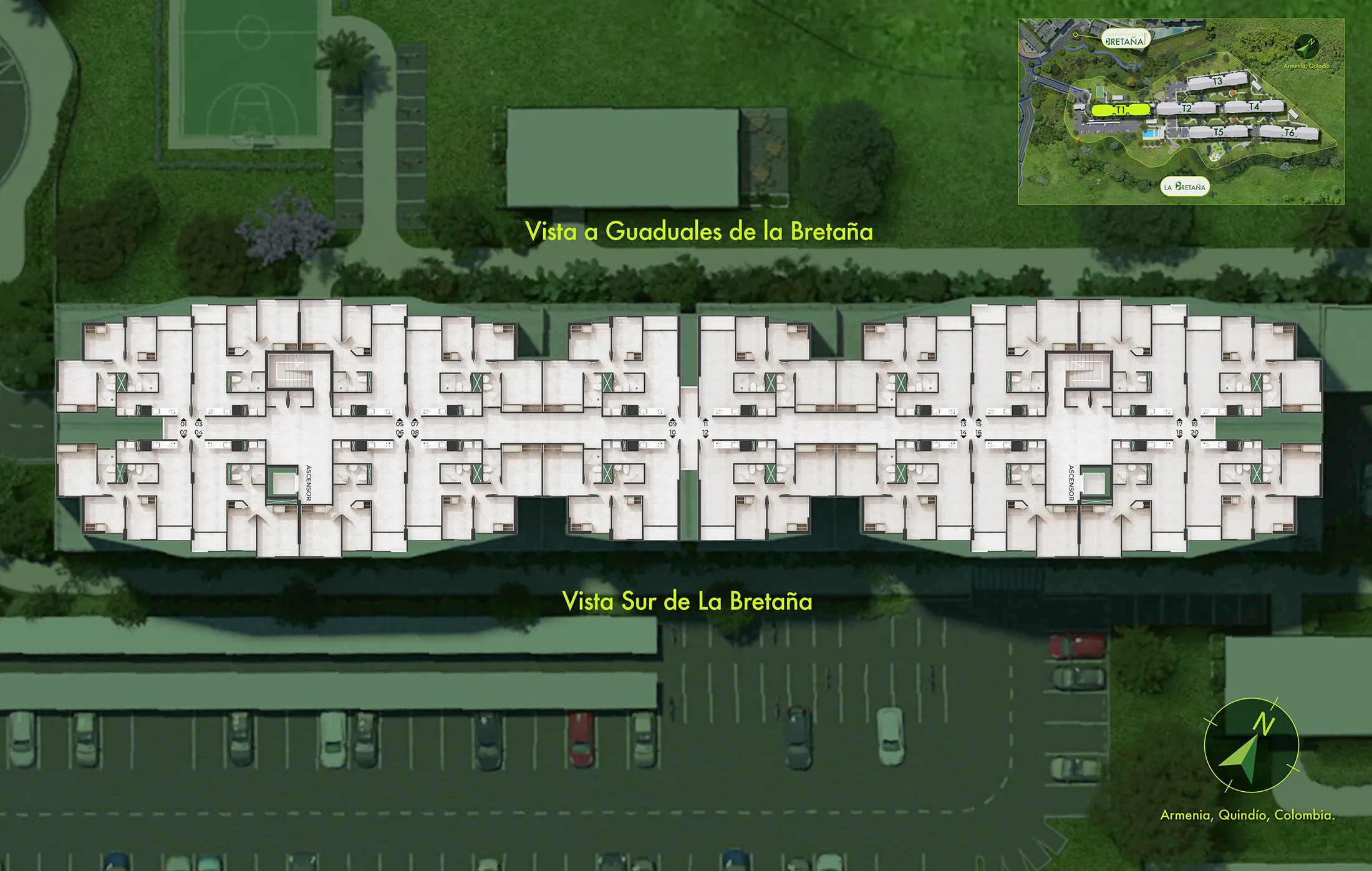 Plano del Piso - Torre 1