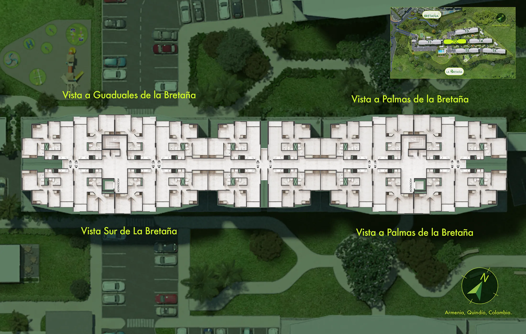 Plano del Piso - Torre 1