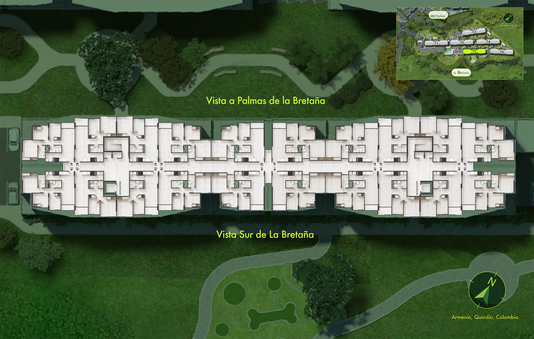 Plano del Piso - Torre 5