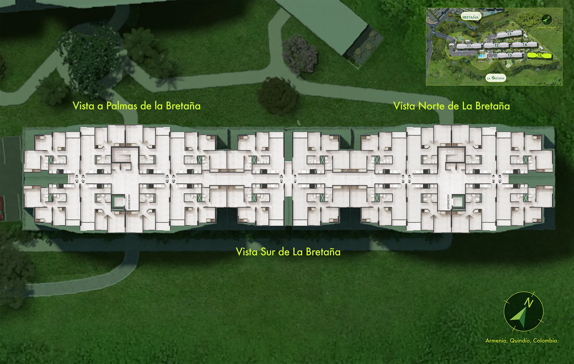 Plano del Piso - Torre 5